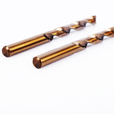 Buy Coffee 9.0mm HSS Twist Drill Bit HRC65-67 ，M35 Hss Drill Bits For Steel online manufacture