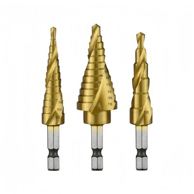 satın al ISO9000 HSS Matkap Ucu 1/8 - 1 3/8 Kalay Kaplı Matkap Uçları Hex Shank online manufacture