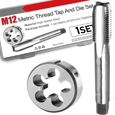 Buy Premium HSS M12 x 1.0 Tap and Round Die | 6H Tolerance Precision Threading Solution online manufacture