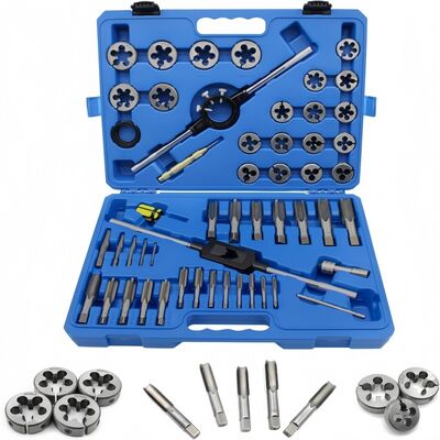 comprar Juego de machos y matrices métricos Master de 45 piezas | Acero de aleación totalmente rectificado | Incluye tamaños de gran diámetro y estuche de almacenamiento resistente online manufacture