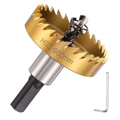 ซื้อ 50 มม ช่องเจาะ HSS M35 โคบาลต์ Bi-Metal Cutter Bit สําหรับทองแดง online manufacture