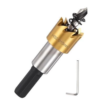 kupować HSS6542 15mm HSS Piła do otworów z pełnym zieleniem do płyty metalowej online manufacture