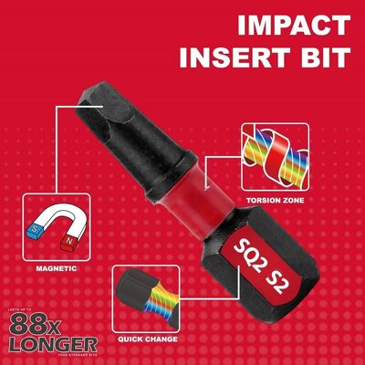 comprar Broca para orificios de bolsillo SQ2 de alta resistencia | Herramienta de montaje de alto par de 25 mm (hexagonal de 1/4