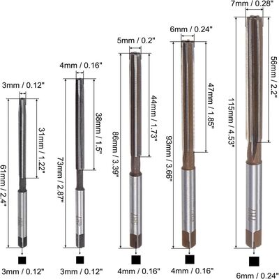Buy Precision 9SiCr Tool Steel Hand Reamers | Metalworking Alignment Set (DIN Standard) online manufacture